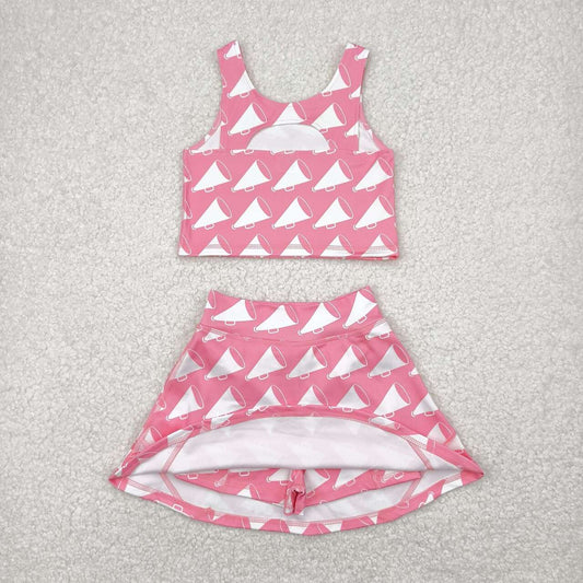 athletic Pink sleeveless girls Dress