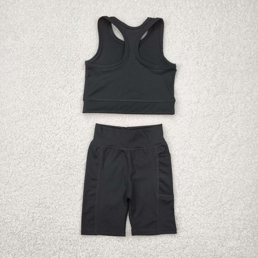 black athletic Set