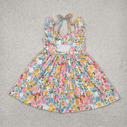 colorful flowers dress