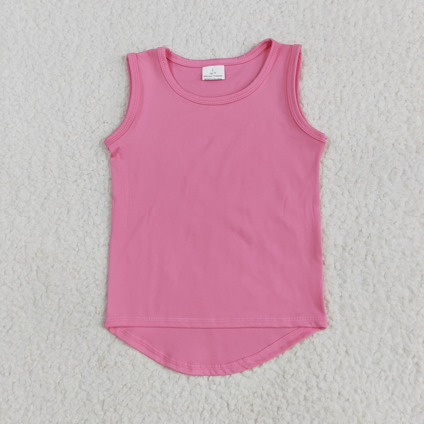 Pink girl yoga vest