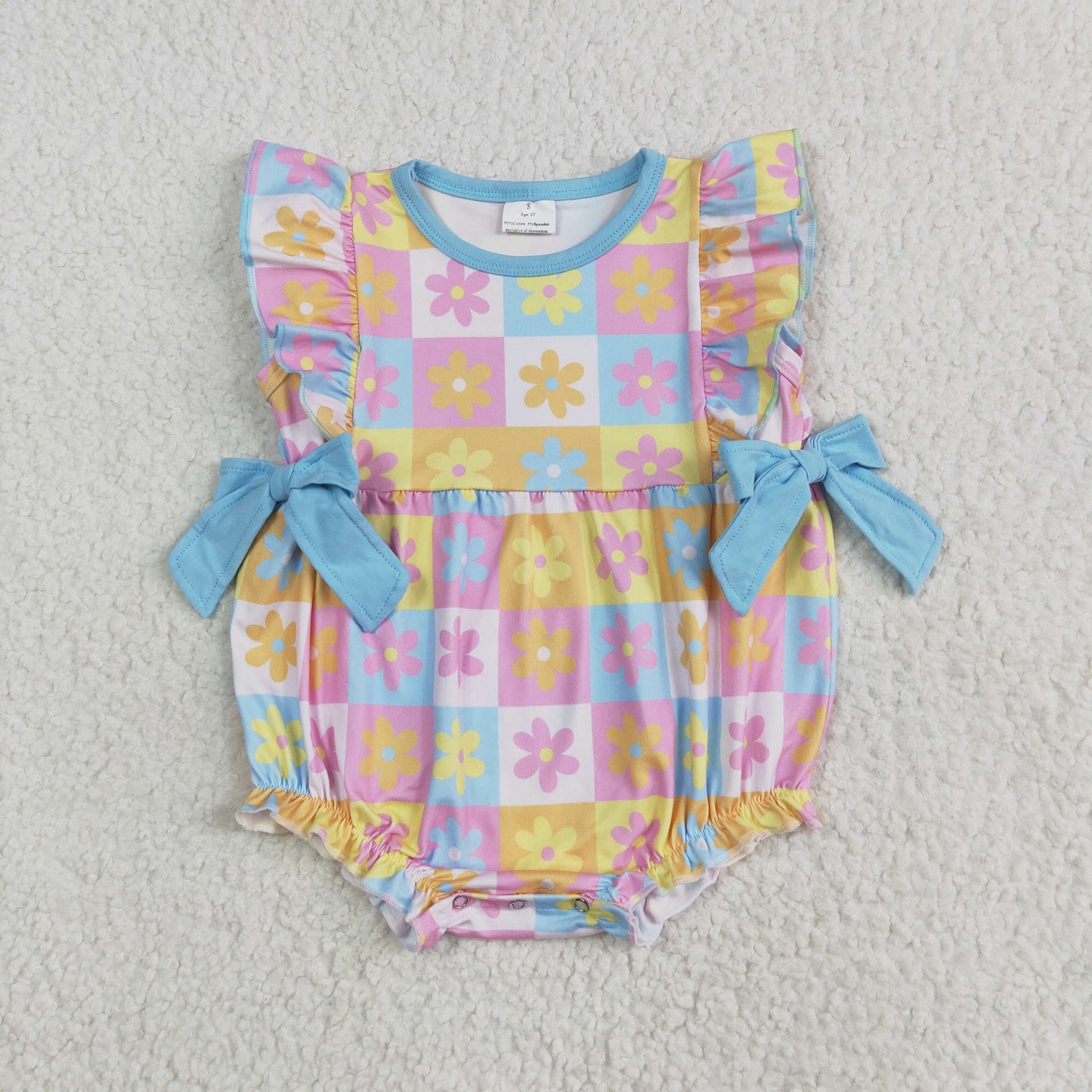floral Print Baby RomperSR3090