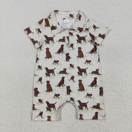 Dog baby romper