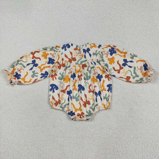 Thanksgiving Thankful Smock Baby Romper LR2257