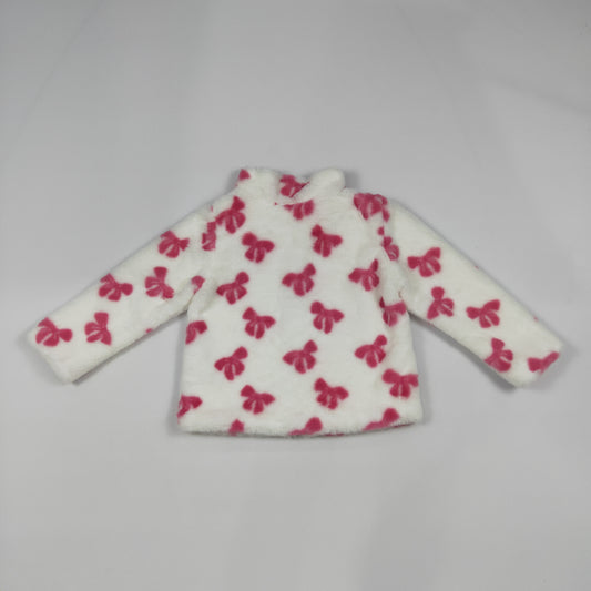 GT1048 Pink Bow sherpa Girls pullover(usa warehouse)