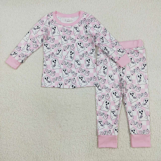 Halloween Pink ghost Girls Pajamas GLP2433