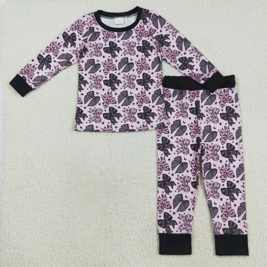 Halloween bow long sleeves Pajamas GLP2516