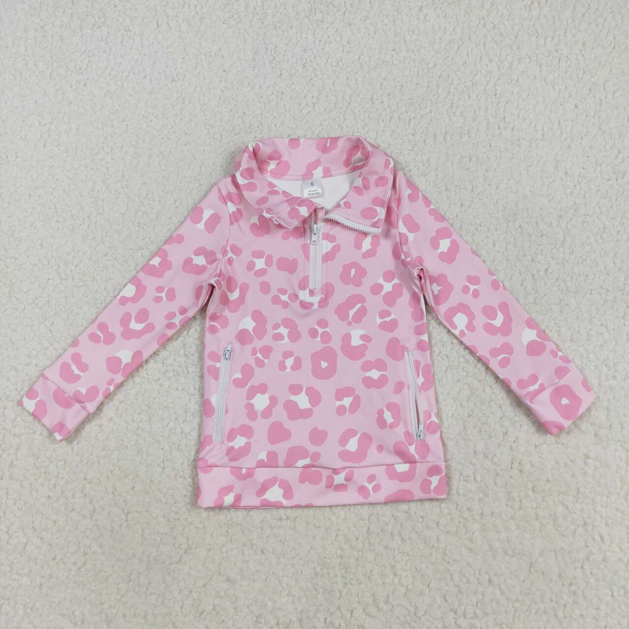 Pink leopard With Zipper Jacket GT1070