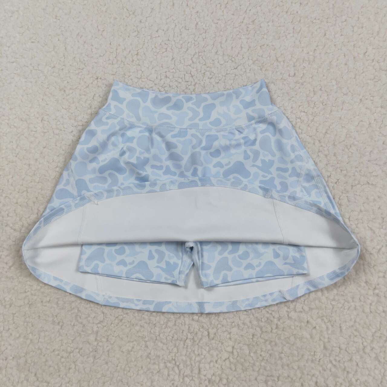 Blue Camo Girls Skort GLK0129