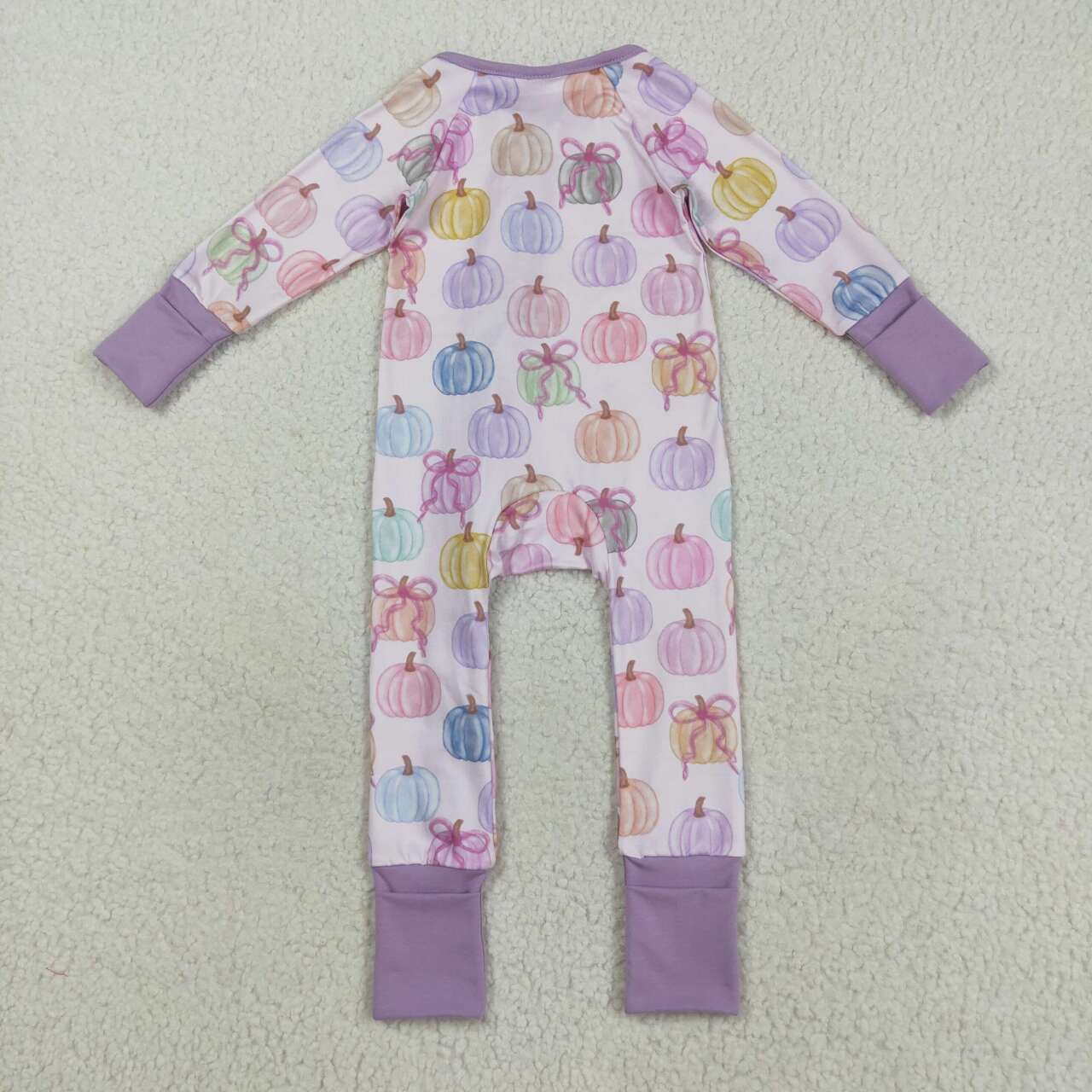 pumpkin long sleeves Baby Romper LR2442