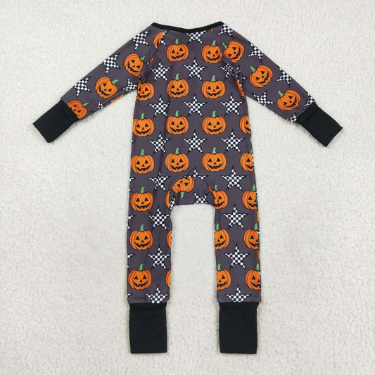 pumpkin long sleeves Baby Romper LR2464