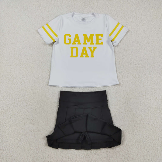 gold game day Active Short Girls Set GSD2760