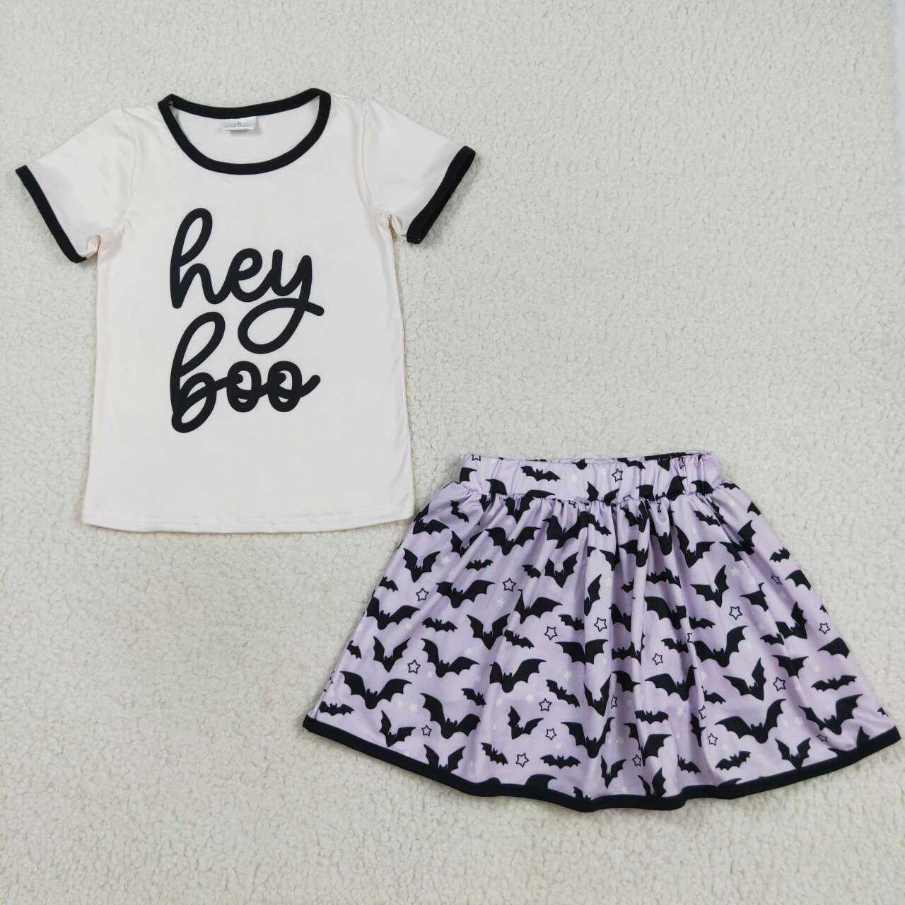 Halloween Boo bat Skort Set GSD2772