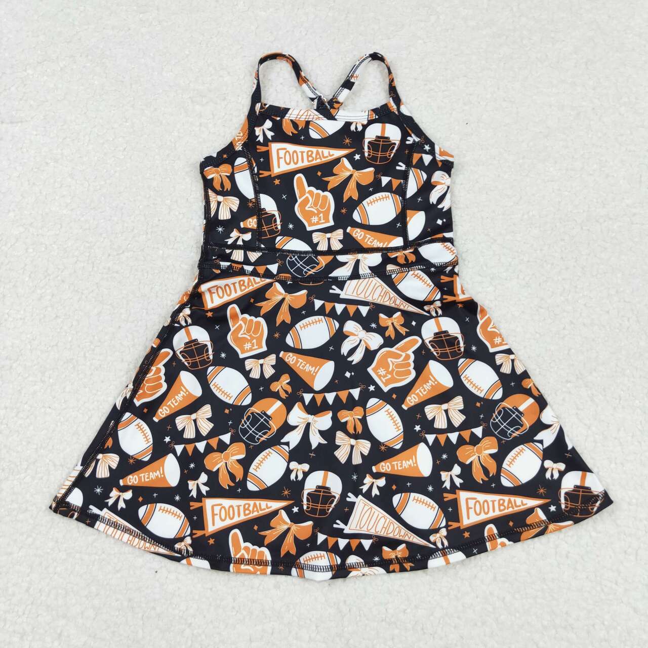 Football Athletic Bow Girls dresse GSD2777
