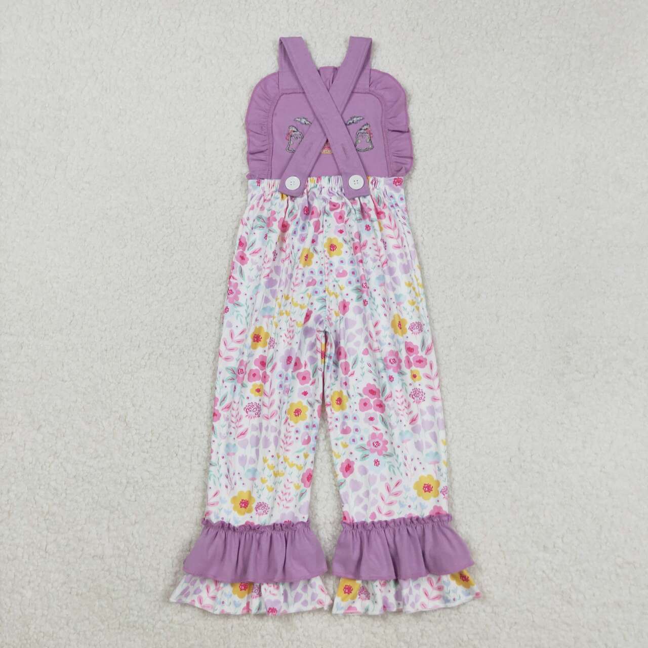 Halloween Embroidered pumpkin Jumpsuit SR3177