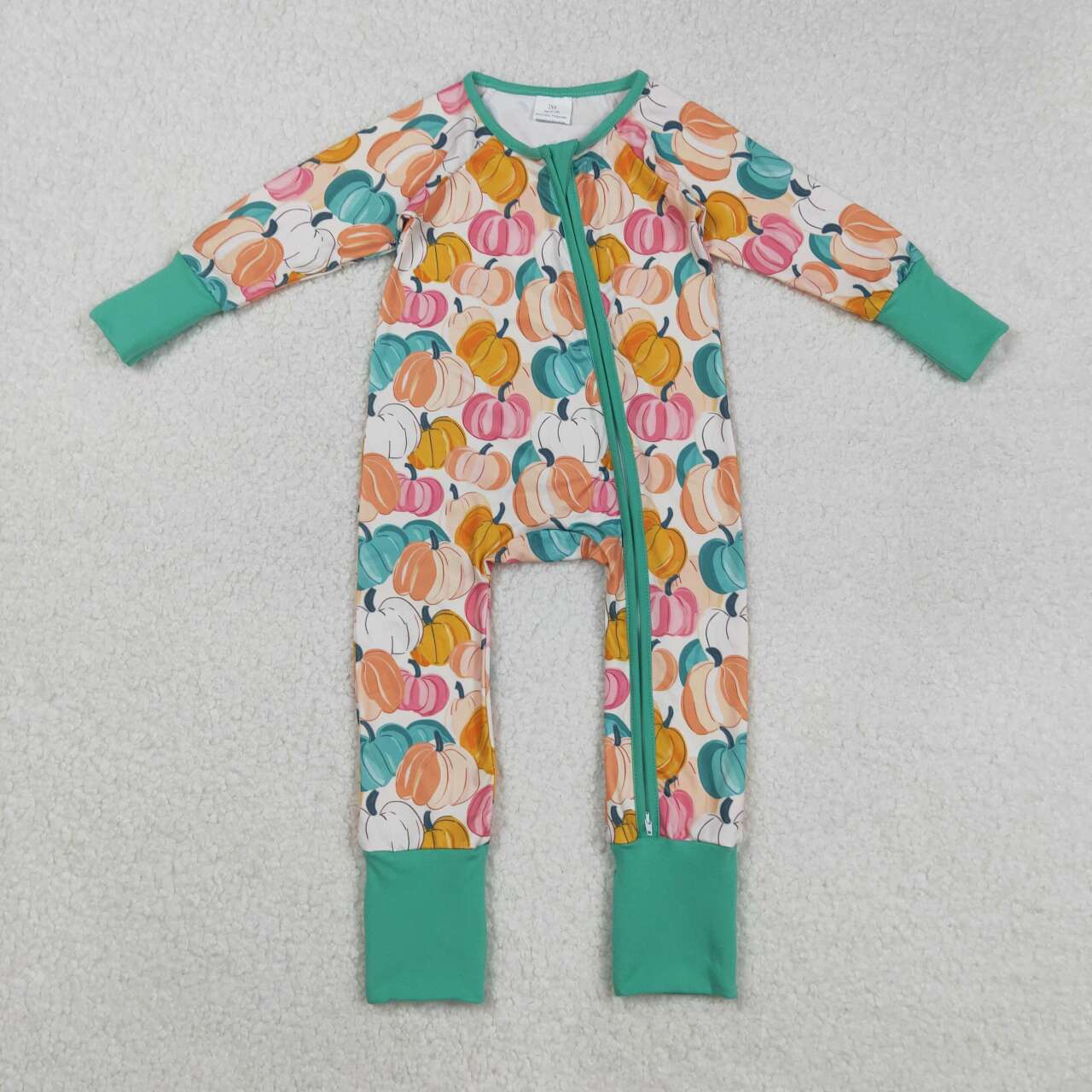 pumpkin long sleeves Baby Romper LR2552