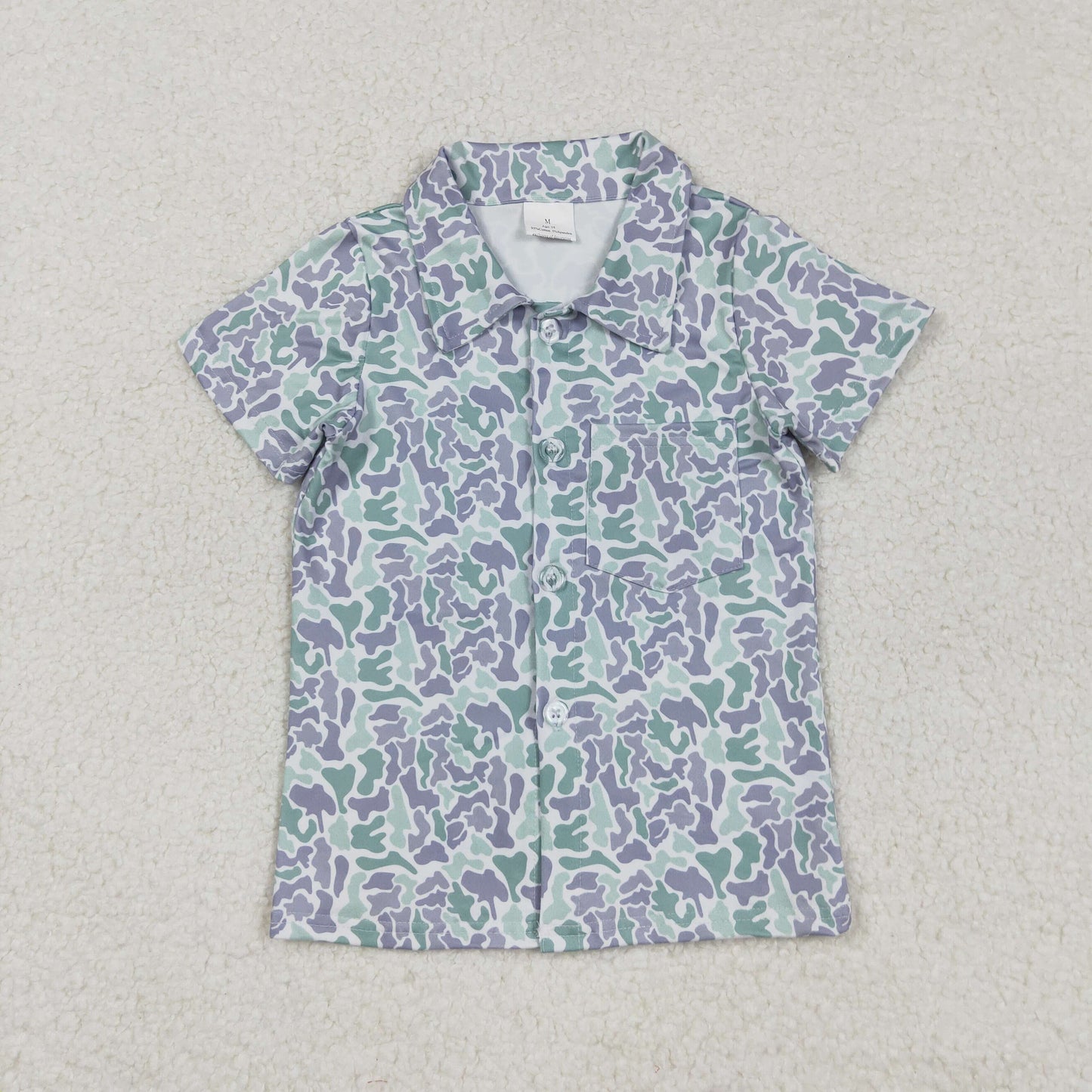 Camo print short sleeve Shirt BT1295