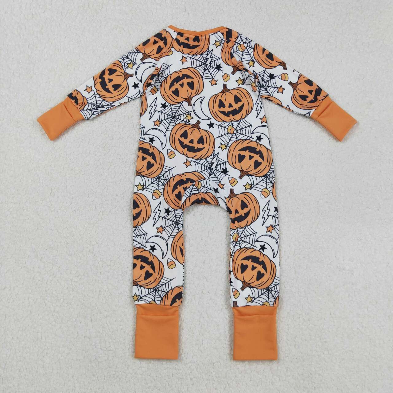 Halloween Pumpkin long sleeves Baby Romper LR2528