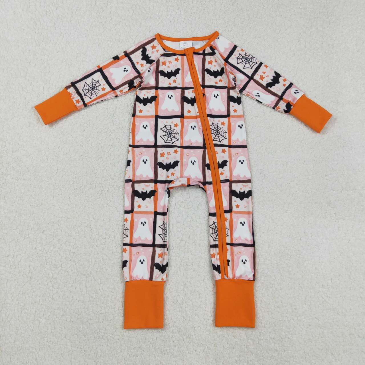Halloween Ghost long sleeves Baby Romper LR2539