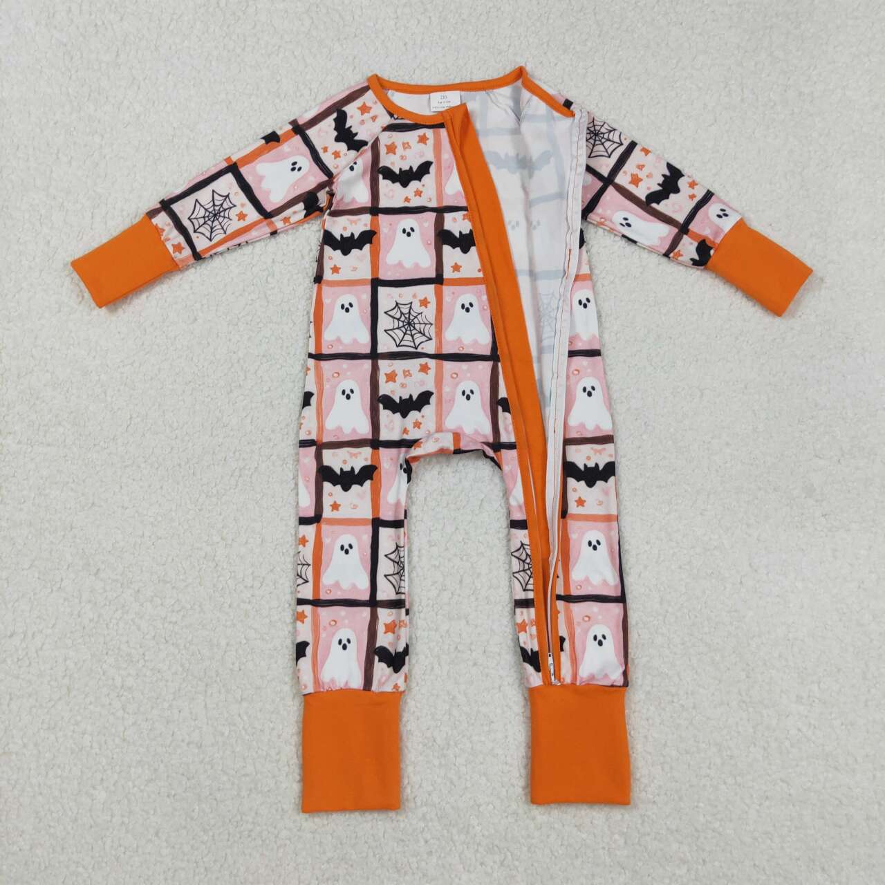 Halloween Ghost long sleeves Baby Romper LR2539