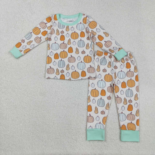 Pumpkin long sleeve Pajamas BLP1222