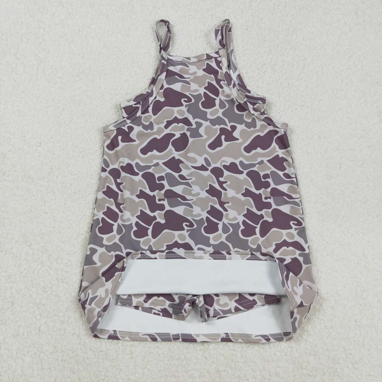 Camo Athletic Bow Girls dresse GSD2719