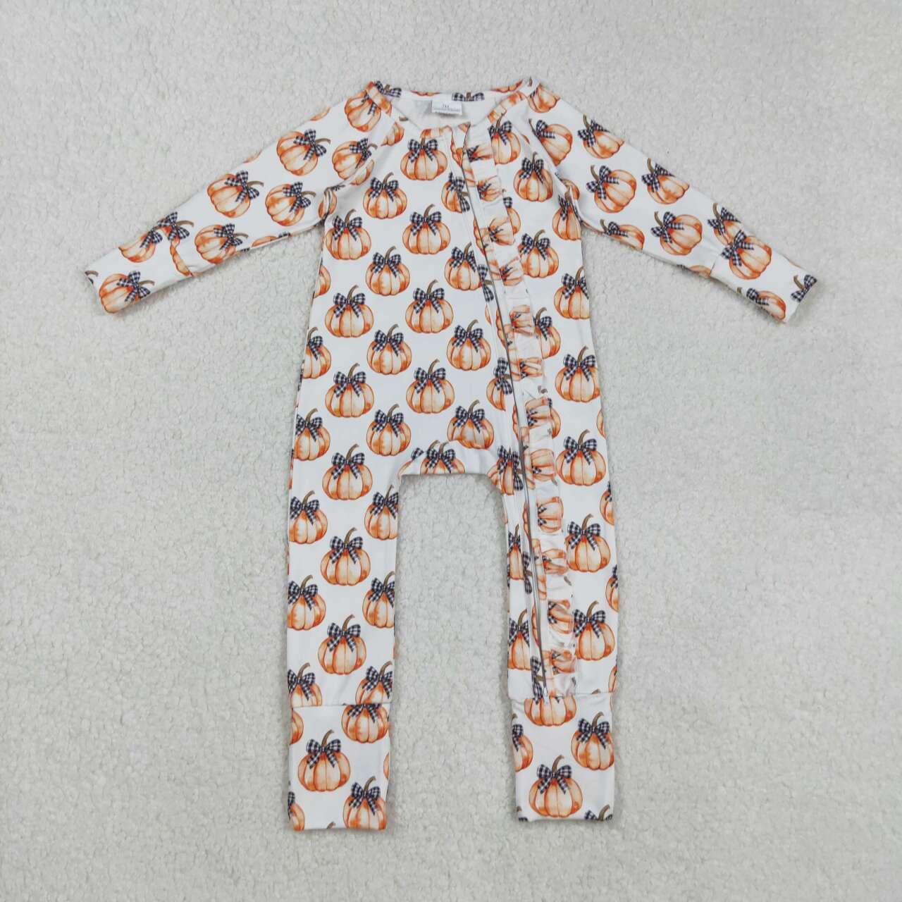 Halloween Pumpkin long sleeves Baby Romper LR2557