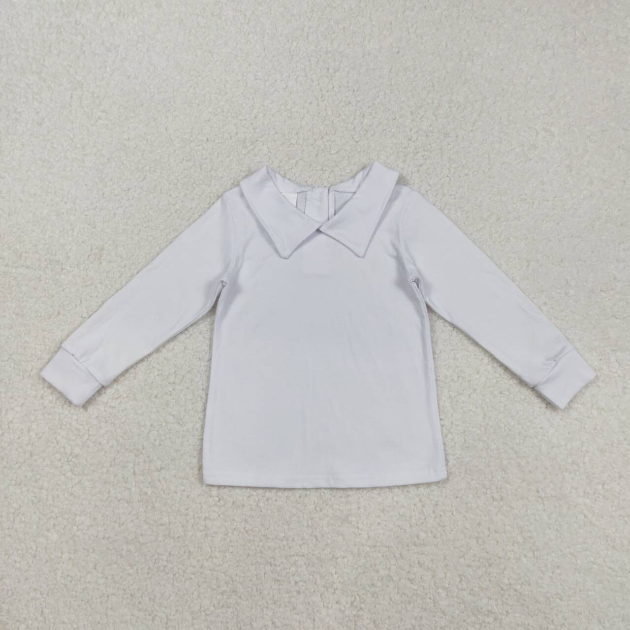 White Long Sleeve Top BT0820