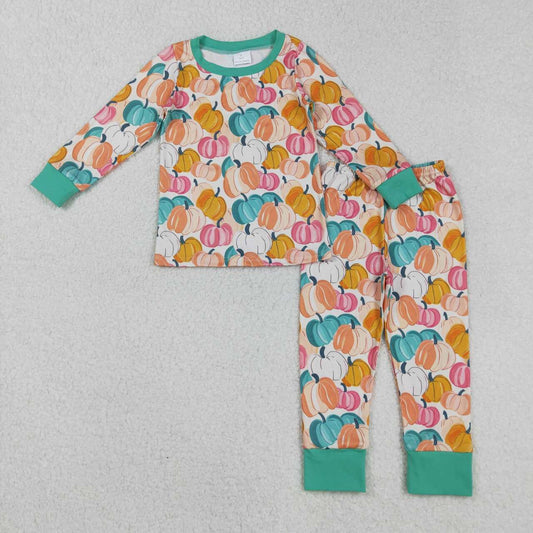 Halloween Pumpkin long sleeve Pajamas GLP2691