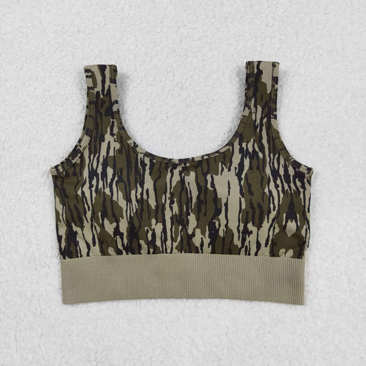 camo Sport knit Active Top GT1187