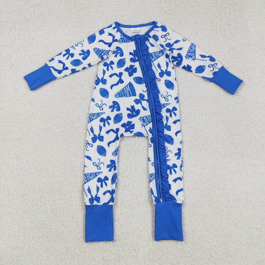 Baseball go team full zip Baby Romper LR2511