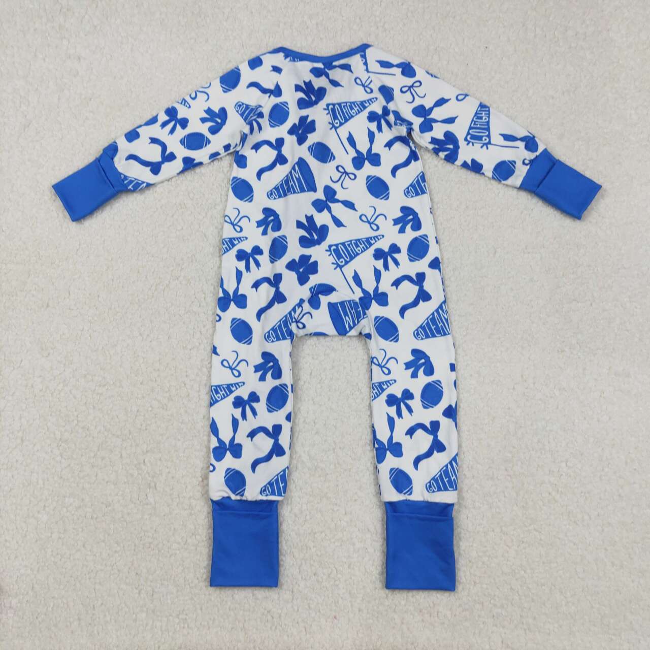 Baseball go team full zip Baby Romper LR2511