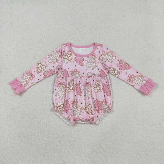 Christmas Pink Cake Baby Romper LR2301