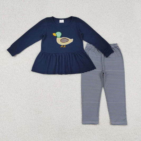 Embroidered duck Girls set GLP2595