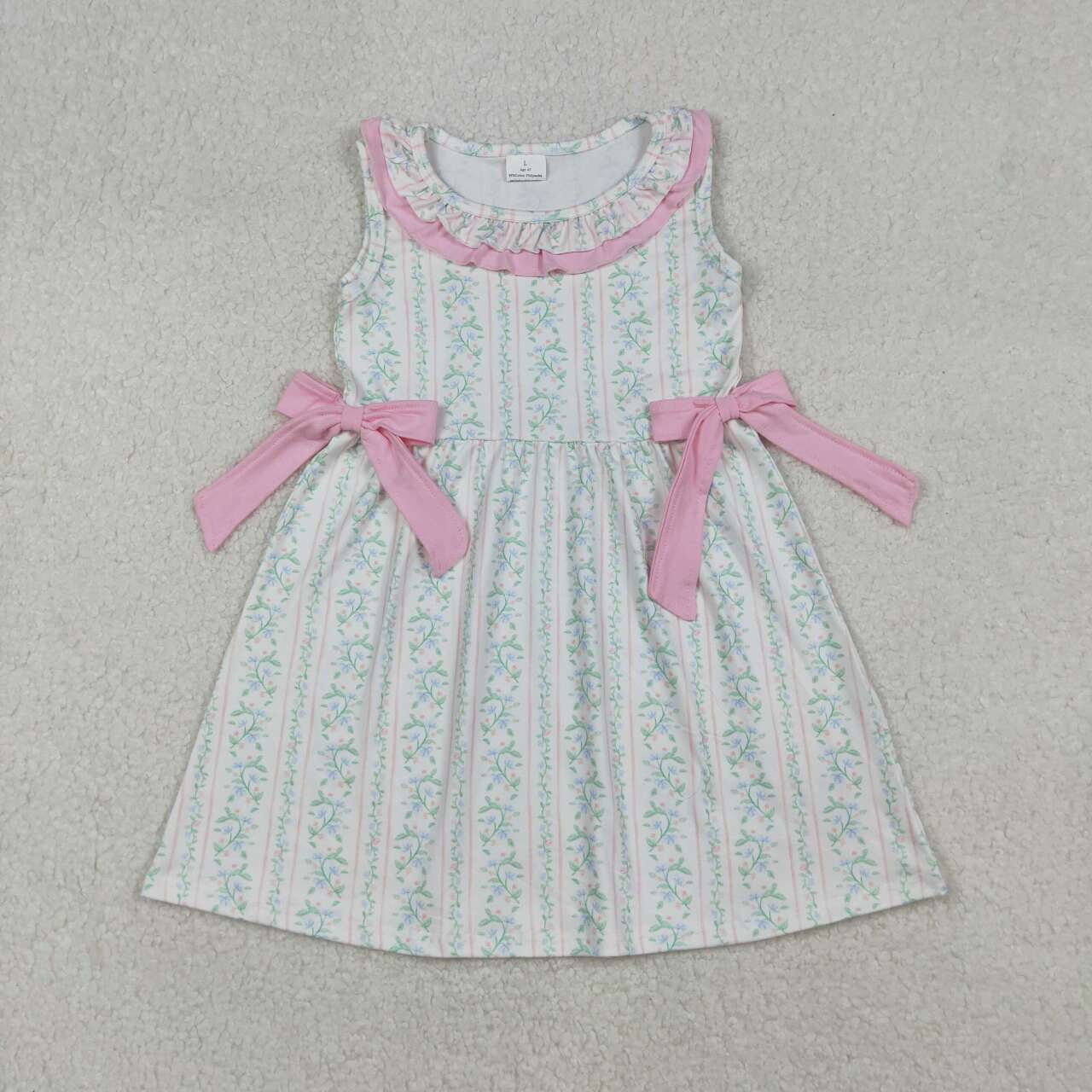 Floral Sleeveless Girls Dress GSD2678
