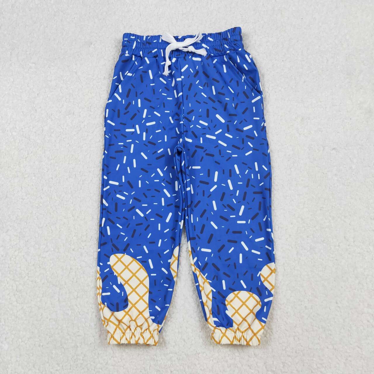 Baseball Blue ice cream Kids Pants P0818