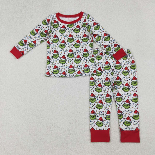 Christmas Red cartoon Kids pajamas BLP1225