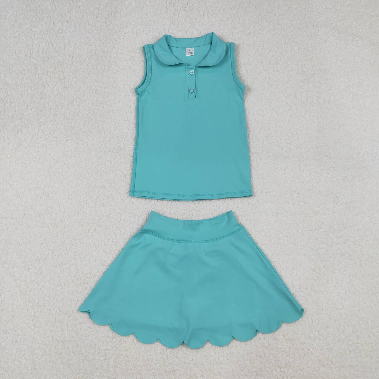 Blue yoga girl Sleeveless set GSD2349