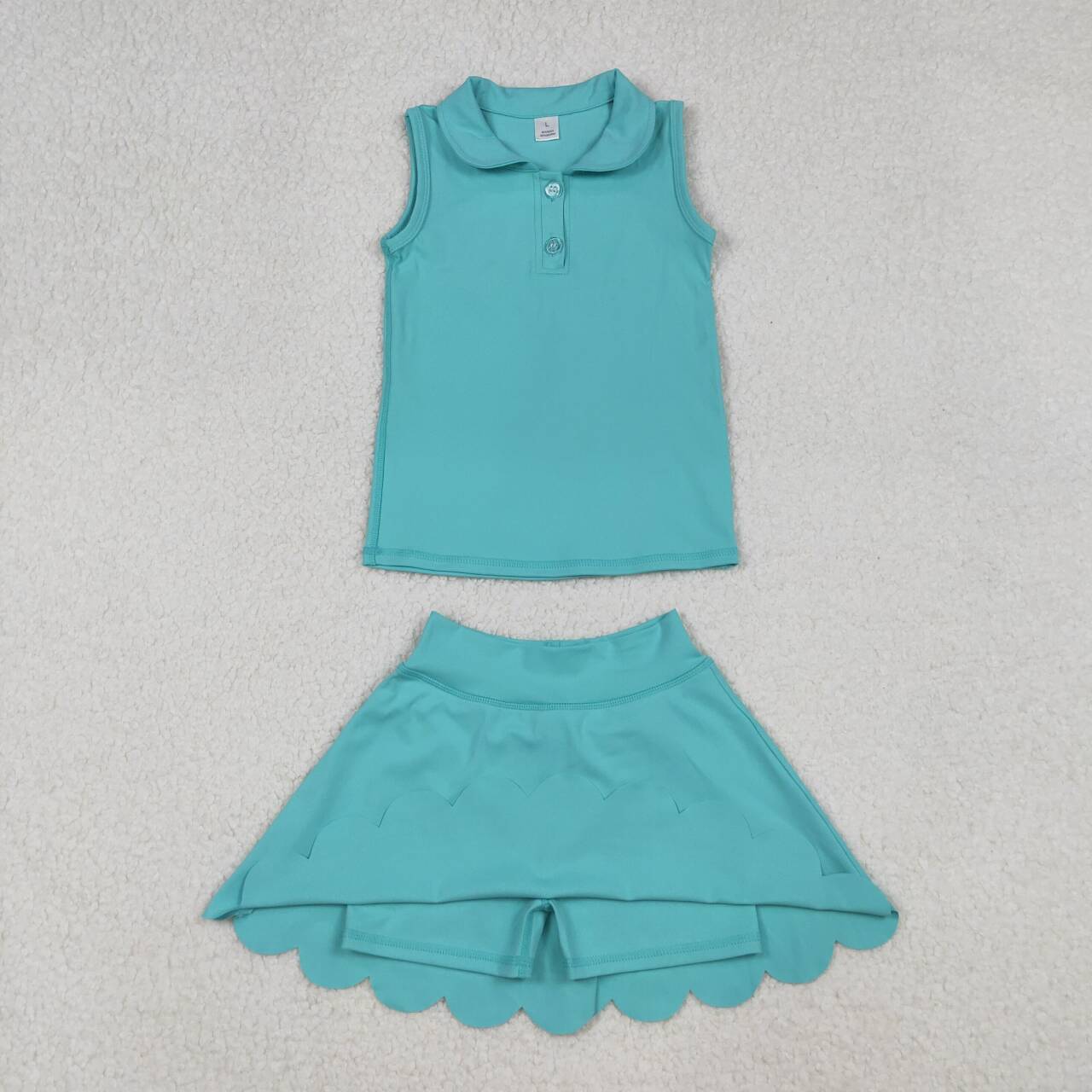 Blue yoga girl Sleeveless set GSD2349