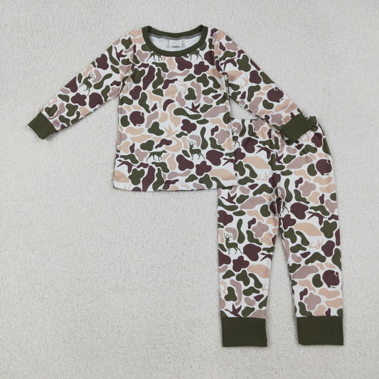 Camo Duck Dog Kids pajamas BLP1234