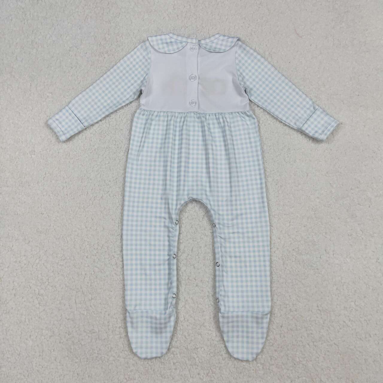 halloween Embroidery pumpkin Baby Romper LR2560