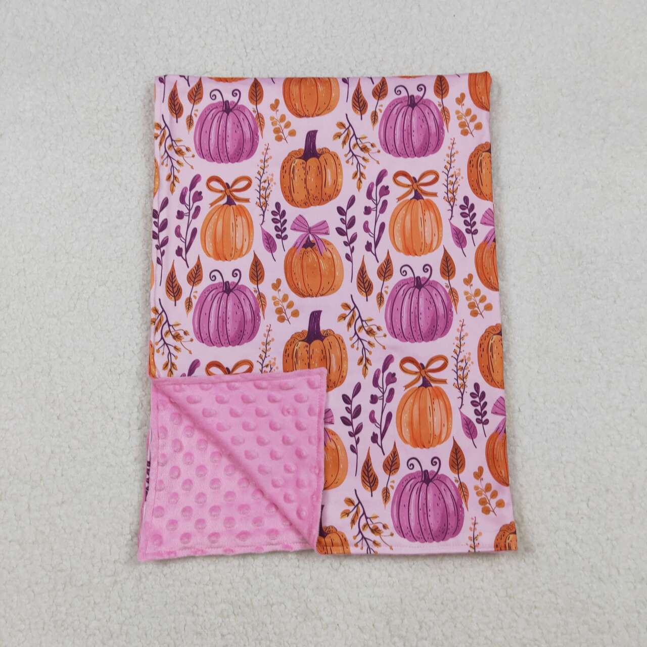 pumpkin floral kids Blanket BL0216