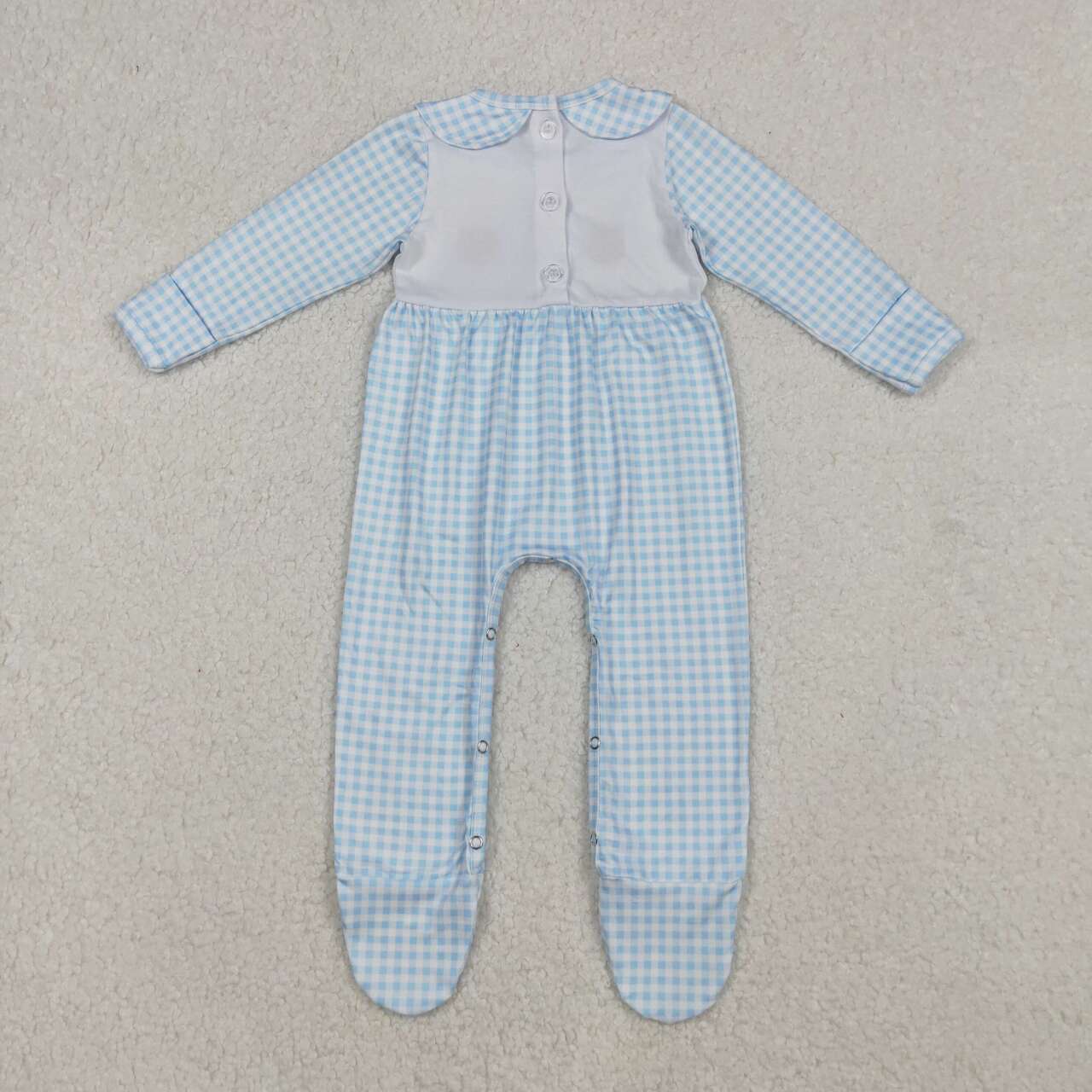 halloween Embroidery pumpkin Baby Romper LR2561