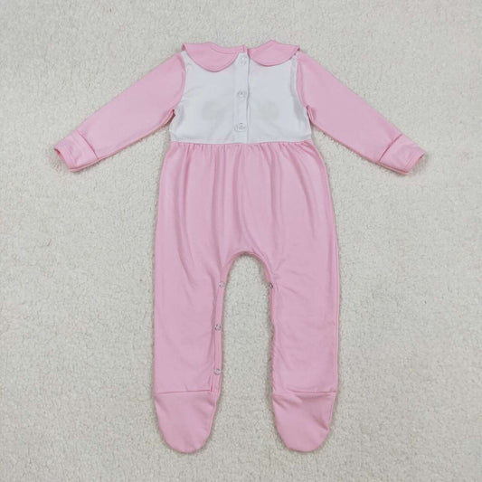 halloween Embroidery turkey pumpkin Baby Romper LR2563