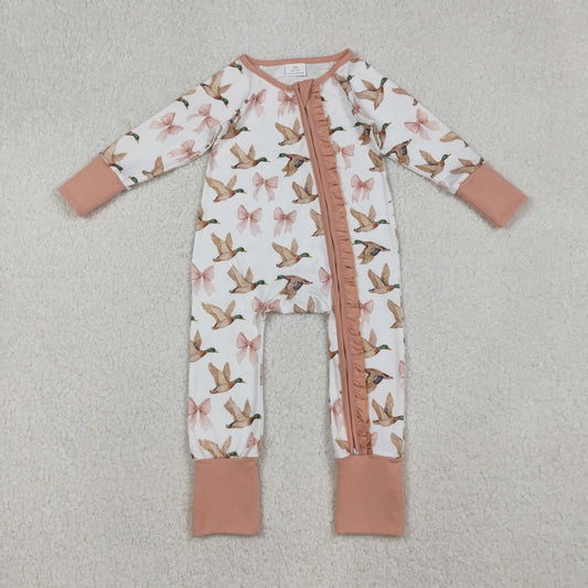 Duck Zipper Baby Romper LR2545