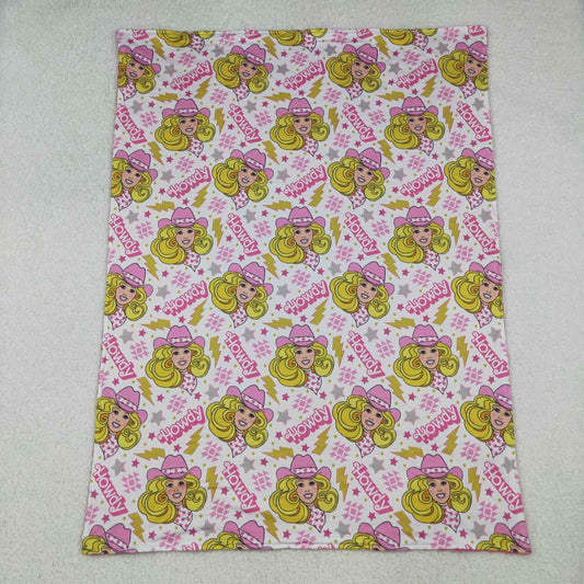 western pink Cartoon kids Blanket BL0067