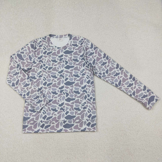 Grey camo pullover for women GT1127