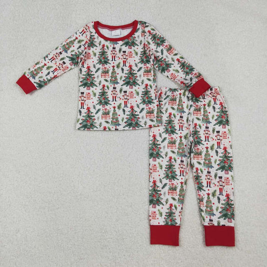 Christmas Tree long sleeve kids pajamas BLP1206