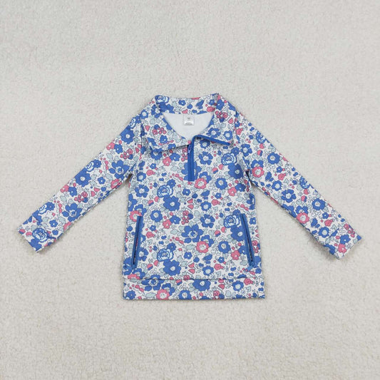 flowers yoga coat tops GT1192