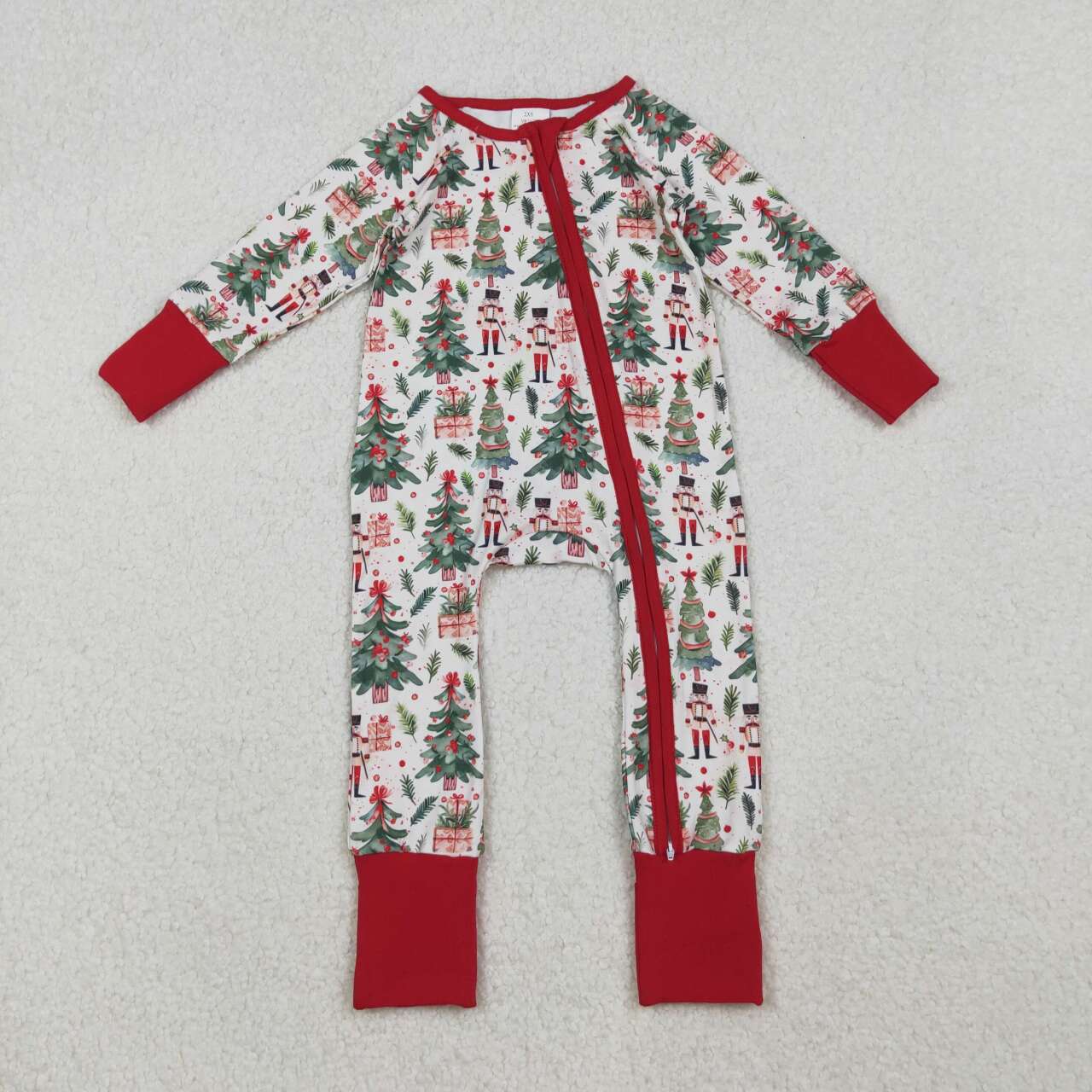 Christmas tree long sleeve Baby Romper LR2507