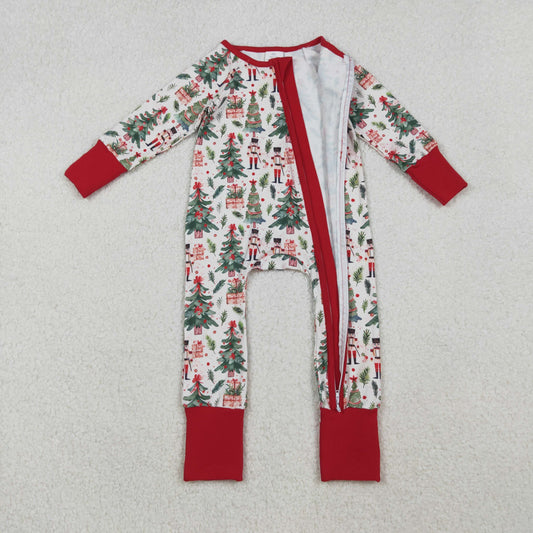 Christmas tree long sleeve Baby Romper LR2507